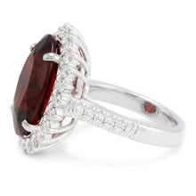 Afbeelding in Gallery-weergave laden, Granaat Cocktail Ring
