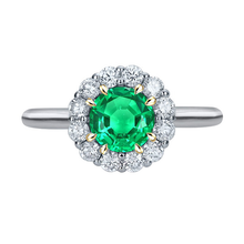 Afbeelding in Gallery-weergave laden, High-end Gekleurde Steen Ring 2,50 karaat – hoofdaanzicht