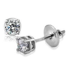 Afbeelding in Gallery-weergave laden, GIA-gecertificeerd Echte Griffen Set Sprankelende 1,80 Ct Echt Diamanten Oorknopjes Wit Goud 14K