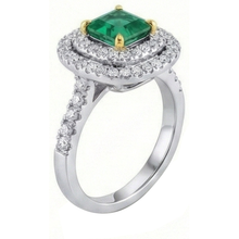Afbeelding in Gallery-weergave laden, echte round diamant 3.70karaat ring bovenaanzicht