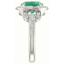 Afbeelding in Gallery-weergave laden, echte round diamant 4.85karaat ring bovenaanzicht