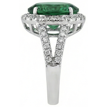 Afbeelding in Gallery-weergave laden, Groente Smaragdgroene Cocktail Ring