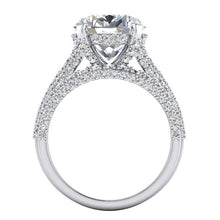 Afbeelding in Gallery-weergave laden, Grote Ovale Echt Diamant Trouw Ring En Band Set