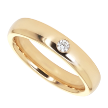 Afbeelding in Gallery-weergave laden, Gypsy Echt Diamanten Band 0,25 Karaat Geelgouden 14K Herenring