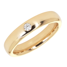 Afbeelding in Gallery-weergave laden, Gypsy Echt Diamanten Band 0,25 Karaat Geelgouden 14K Herenring