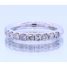 Afbeelding in Gallery-weergave laden, Half Eternity Comfort Fit Echt Diamanten Band 1,30 Karaat