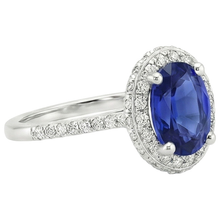 Afbeelding in Gallery-weergave laden, echte round diamant 3.75karaat ring op wit