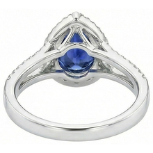 Afbeelding in Gallery-weergave laden, echte round diamant 4karaat ring op wit