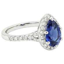 Afbeelding in Gallery-weergave laden, echte round diamant 5.25karaat ring op wit