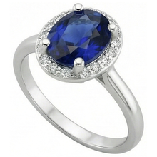 Afbeelding in Gallery-weergave laden, echte round diamant 4karaat ring close-up detail