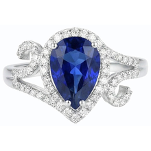 Afbeelding in Gallery-weergave laden, echte round diamant 3.50karaat ring bovenaanzicht