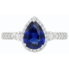 Afbeelding in Gallery-weergave laden, echte round diamant 5karaat ring profielweergave