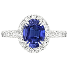 Afbeelding in Gallery-weergave laden, echte round diamant 5.50karaat ring close-up detail