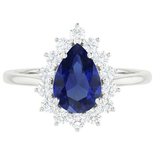 Afbeelding in Gallery-weergave laden, echte round diamant 2.25karaat ring profielweergave