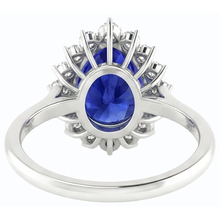 Afbeelding in Gallery-weergave laden, echte round diamant 3.50karaat ring close-up detail
