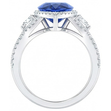 Afbeelding in Gallery-weergave laden, echte round diamant 4karaat watch zijaanzicht