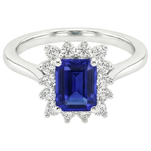 Afbeelding in Gallery-weergave laden, echte round diamant 4.50karaat ring profielweergave