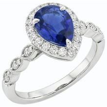 Afbeelding in Gallery-weergave laden, echte round diamant 5karaat ring zijaanzicht