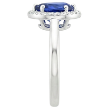 Afbeelding in Gallery-weergave laden, echte round diamant 3karaat ring op wit