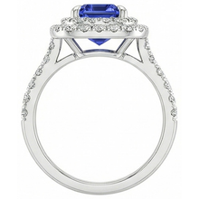 Afbeelding in Gallery-weergave laden, echte round diamant 5karaat ring zijaanzicht