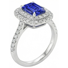 Afbeelding in Gallery-weergave laden, echte round diamant 5karaat ring close-up detail