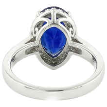 Afbeelding in Gallery-weergave laden, echte round diamant 3.75karaat ring zijaanzicht