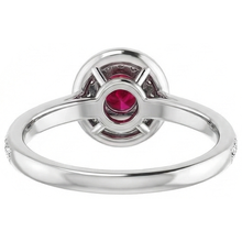 Afbeelding in Gallery-weergave laden, echte round diamant 1.80karaat ring drie kwart