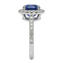 Afbeelding in Gallery-weergave laden, echte round diamant 2.00karaat ring bovenaanzicht