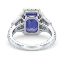 Afbeelding in Gallery-weergave laden, echte round diamant 4.50karaat ring op wit