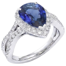 Afbeelding in Gallery-weergave laden, Natuurlijke Saffier Ring 6.50ct - Witgoud 14K
