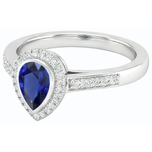Afbeelding in Gallery-weergave laden, echte round diamant 2.50karaat ring profielweergave