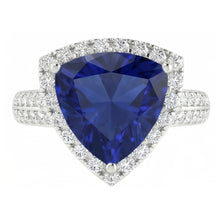 Afbeelding in Gallery-weergave laden, echte round diamant 3karaat ring close-up detail