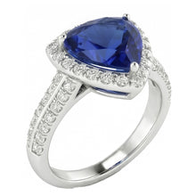 Afbeelding in Gallery-weergave laden, echte round diamant 3karaat ring vooraanzicht