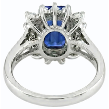 Afbeelding in Gallery-weergave laden, echte round diamant 2.50karaat ring bovenaanzicht