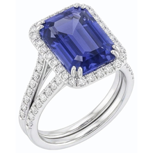 Afbeelding in Gallery-weergave laden, echte round diamant 4.50karaat eternity ring close-up detail