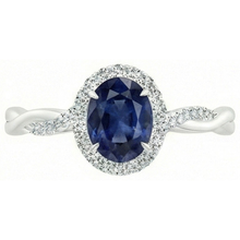 Afbeelding in Gallery-weergave laden, echte round diamant 4.25karaat ring zijaanzicht
