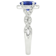 Afbeelding in Gallery-weergave laden, echte round diamant 4.50karaat ring profielweergave