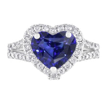 Afbeelding in Gallery-weergave laden, echte round diamant 3.50karaat ring zijaanzicht