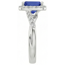 Afbeelding in Gallery-weergave laden, echte round diamant 4karaat ring profielweergave
