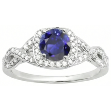 Afbeelding in Gallery-weergave laden, echte round diamant 2.50karaat ring bovenaanzicht