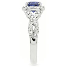 Afbeelding in Gallery-weergave laden, echte round diamant 2.50karaat ring profielweergave