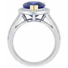 Afbeelding in Gallery-weergave laden, echte round diamant 4.50karaat ring op wit