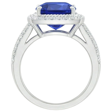 Afbeelding in Gallery-weergave laden, echte round diamant 3.70karaat ring op wit
