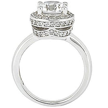 Afbeelding in Gallery-weergave laden, Halo Echt Diamanten Verlovingsring Wit Goud 2,61 Ct.