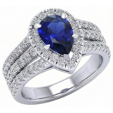 Afbeelding in Gallery-weergave laden, echte round diamant 5karaat ring zijaanzicht