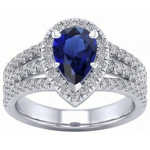 Afbeelding in Gallery-weergave laden, echte round diamant 5karaat ring bovenaanzicht