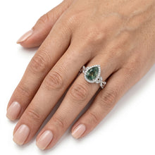 Afbeelding in Gallery-weergave laden, Handgemaakt VVS Moss Agate Sieraadsteen Ring – 3 karaat 14