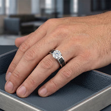 Afbeelding in Gallery-weergave laden, Handgemaakte Diamant Herenring 1,50 karaat | HarryChadEnt