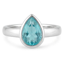 Afbeelding in Gallery-weergave laden, Handgemaakte Neon Paraiba Gekleurde Steen Ring 1,25 karaat