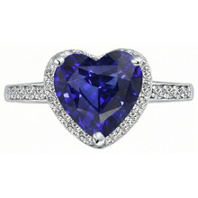 Afbeelding in Gallery-weergave laden, echte round diamant 4karaat ring zijaanzicht